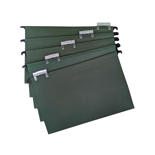 Foolscap Green Manilla Suspension Files