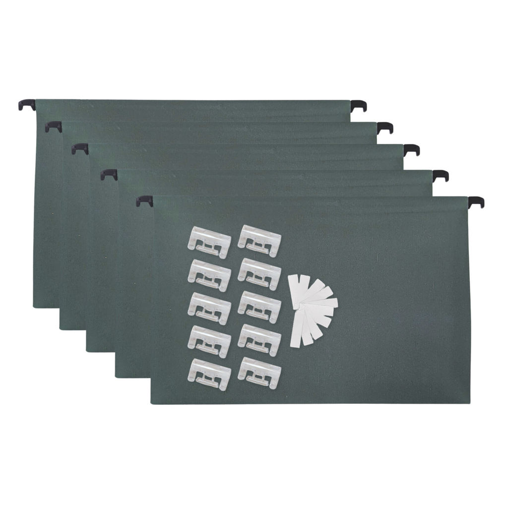 Foolscap Green Manilla Suspension Files