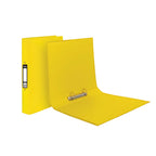 A4 Yellow Ring Binder, 25mm 2-Ring Laminated Board