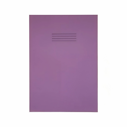 Exercise Book A4+,  80 Page 8mm Feints & Margin - Pack of 50
