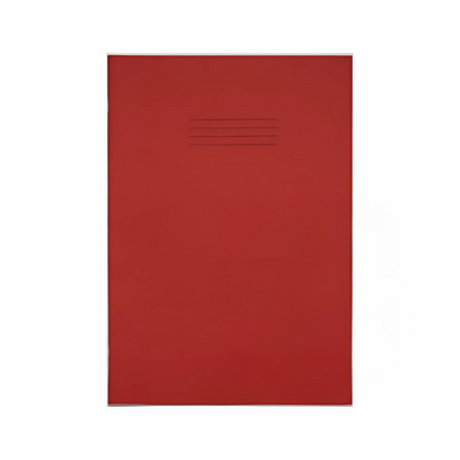 Exercise Book A4+,  80 Page 8mm Feints & Margin - Pack of 50