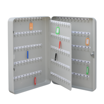 Lockable Wall Mounted Key Cabinet - 200 Key Capacity