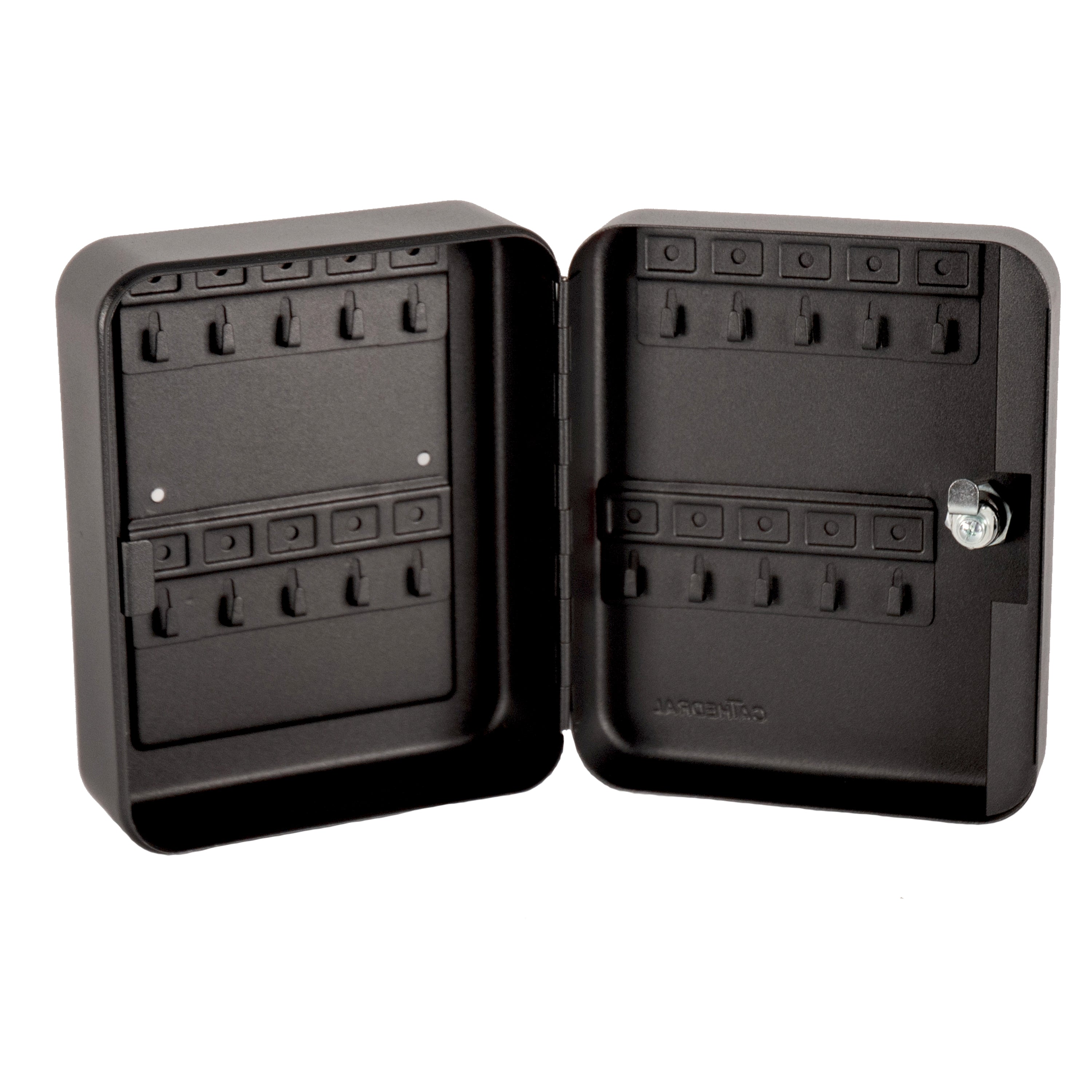 Lockable Wall Mounted Key Cabinet - 20 Key Capacity