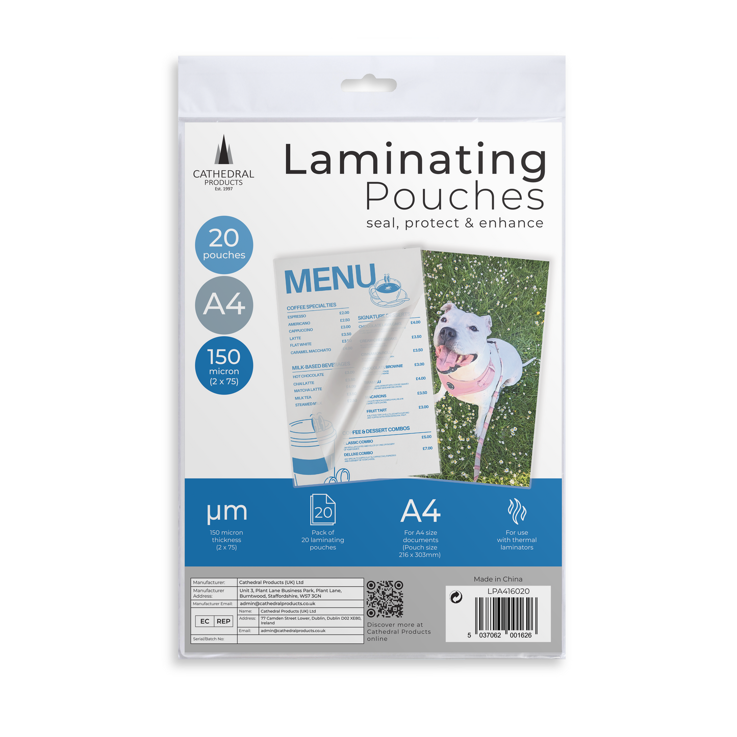 A4 150 Micron Laminating Pouches
