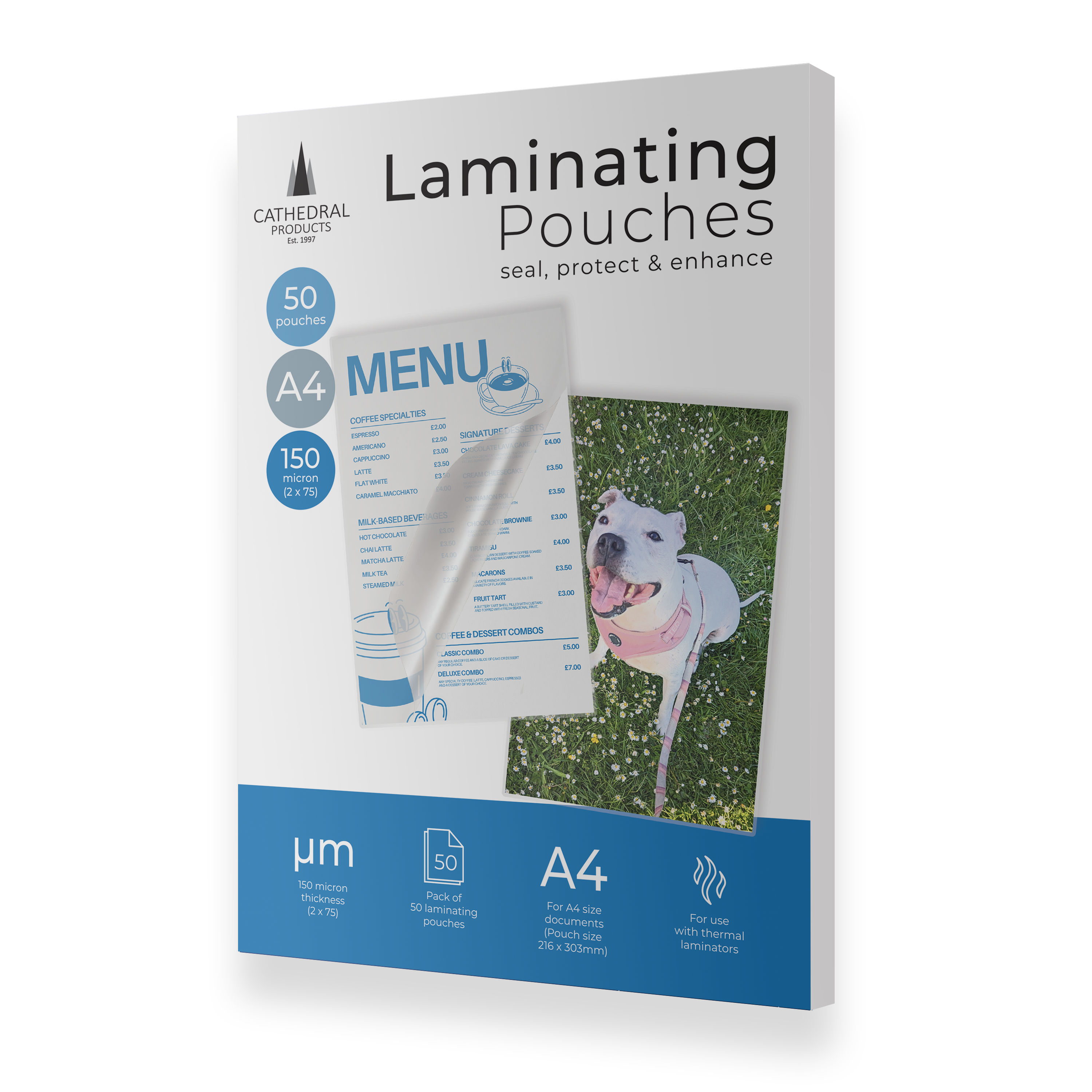 A4 150 Micron Laminating Pouches