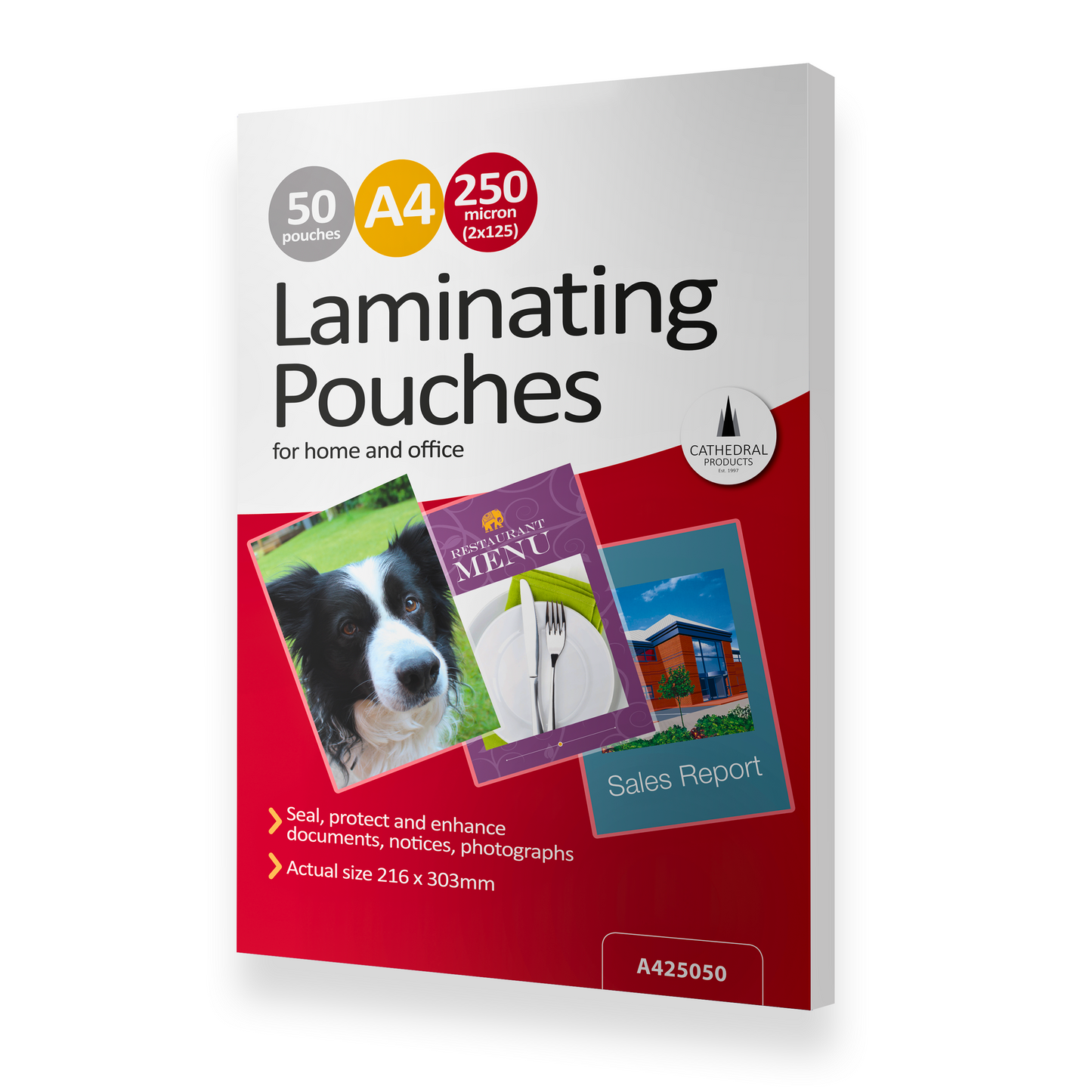 A4 250 Micron Laminating Pouches