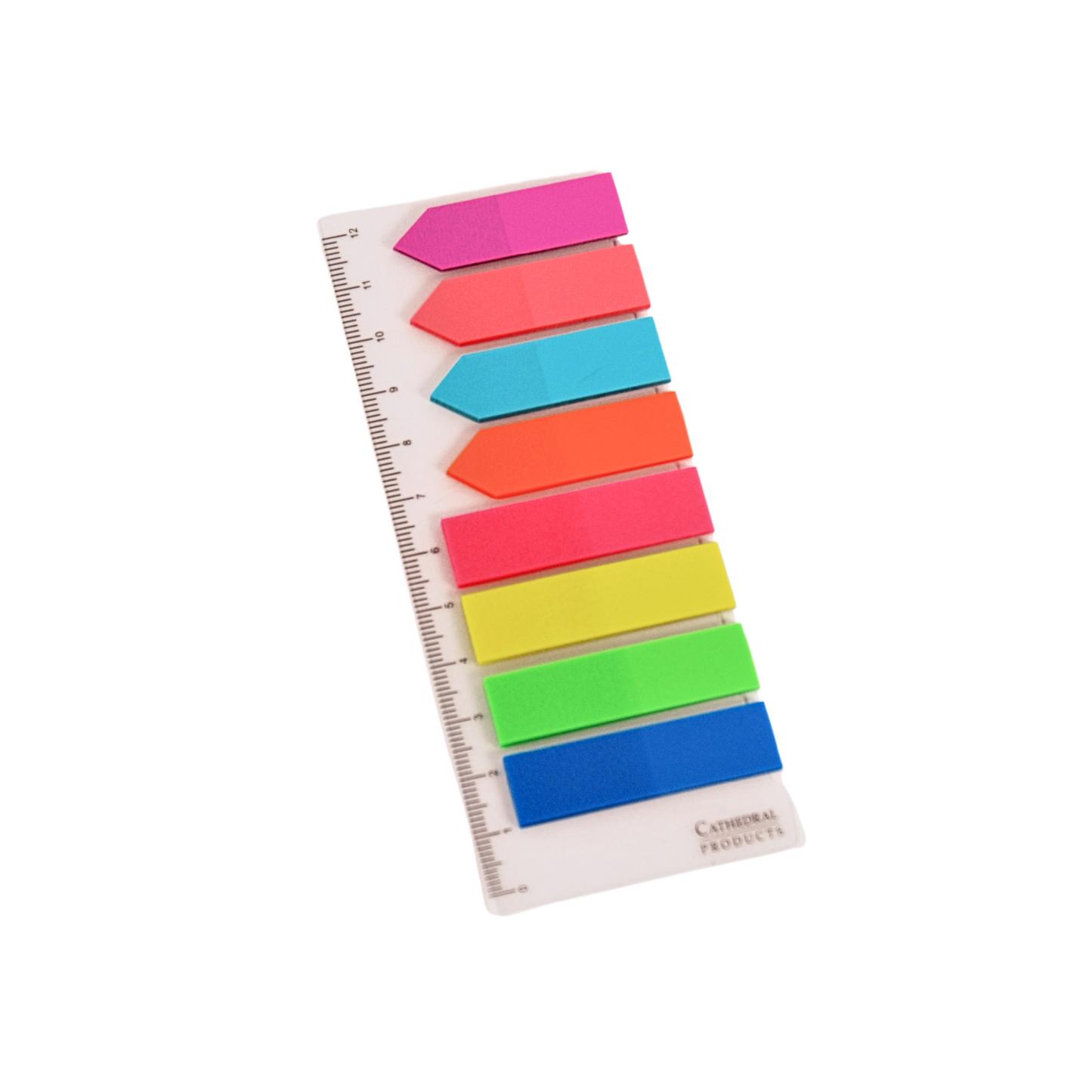 Repositionable Neon Index Tabs with Guide 45mm x 12mm