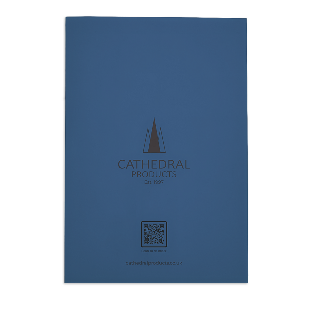 dark blue back cover