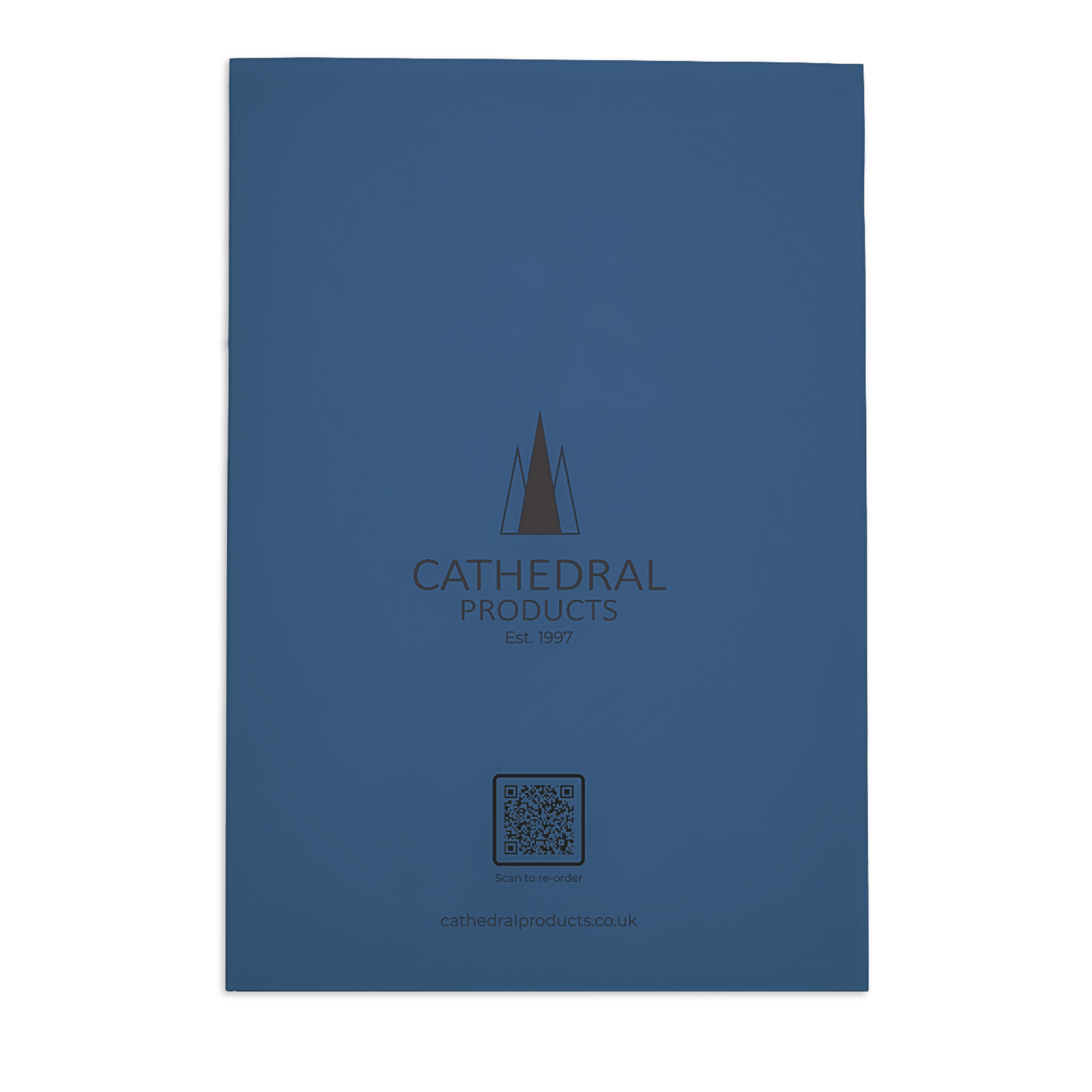 dark blue back cover