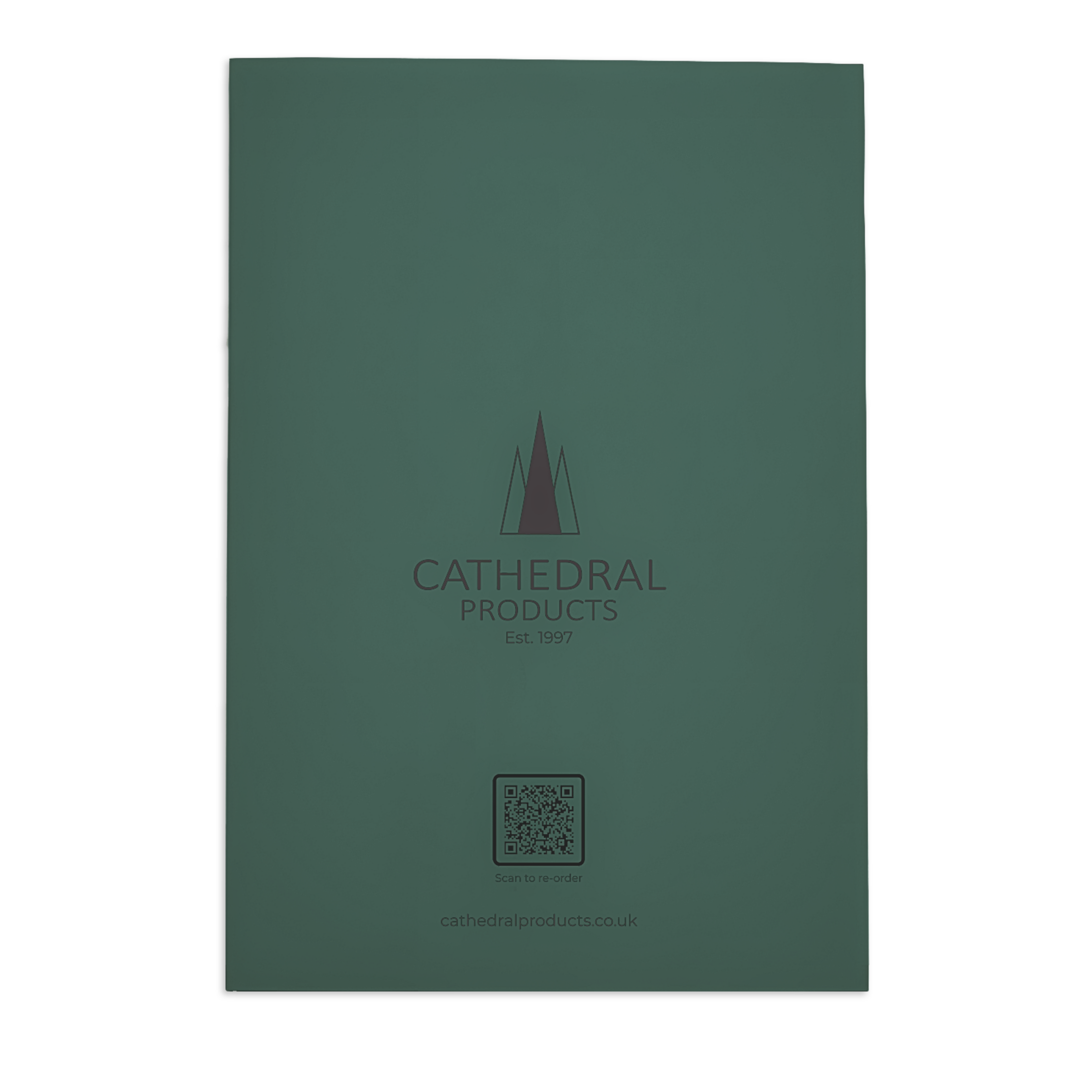 dark green back cover