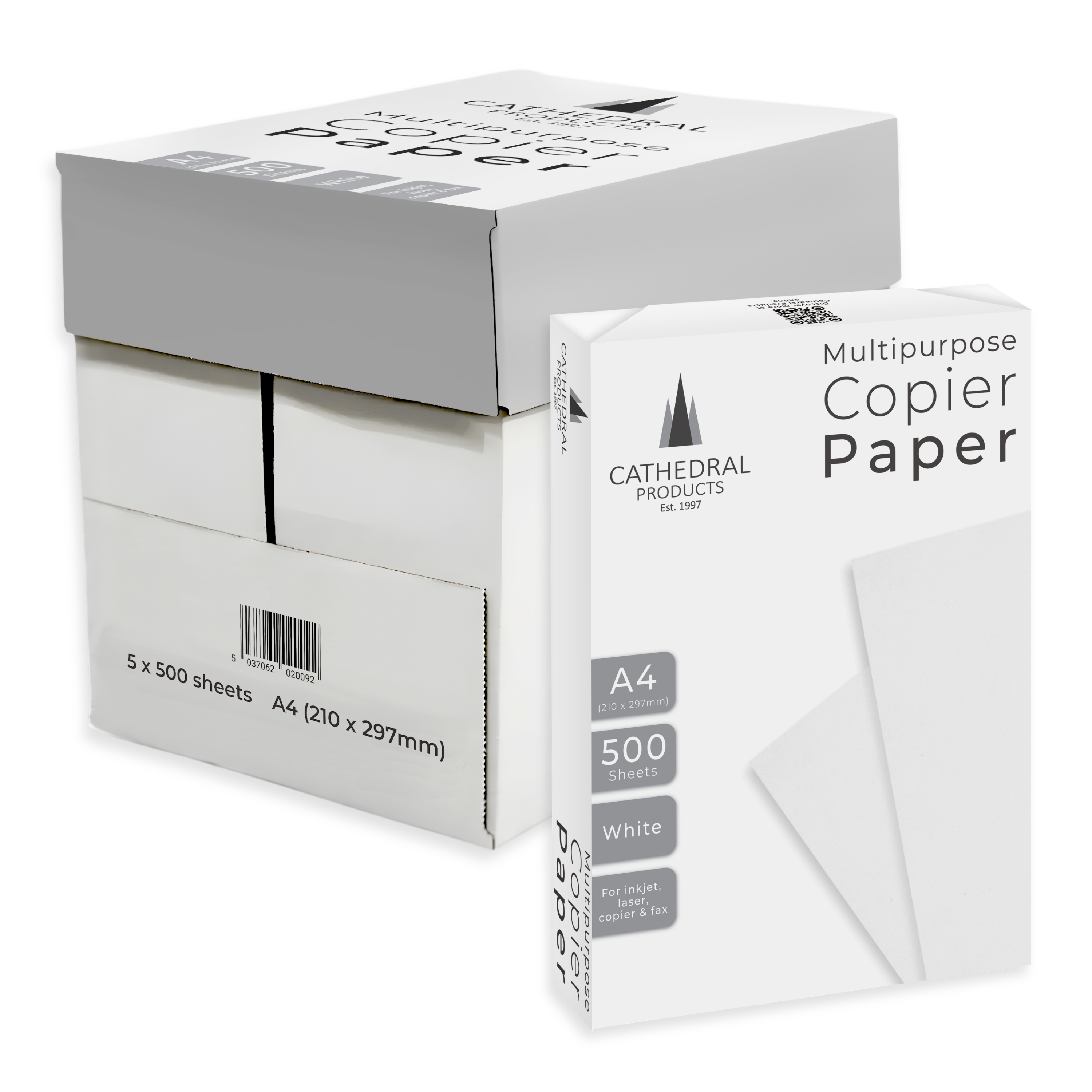 A4 Copier Paper White - 500 Sheets