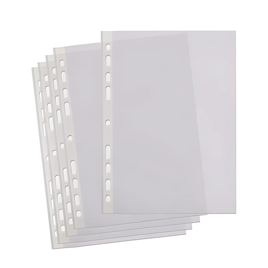 A4 Punch Pocket 38 Micron - Pack of 100