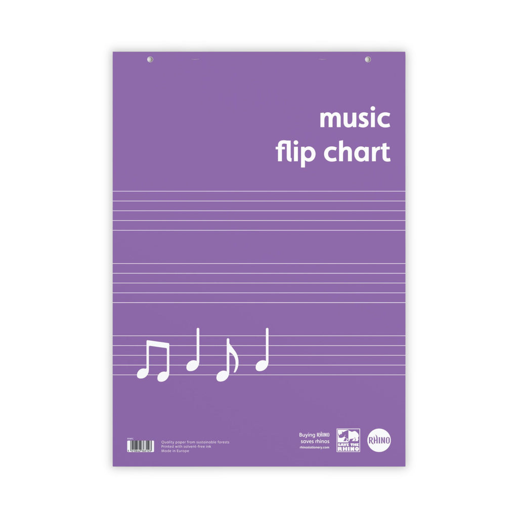 Flip Chart Pad A1 (850 x 600) 30 Leaf Educational Music - Pack 5