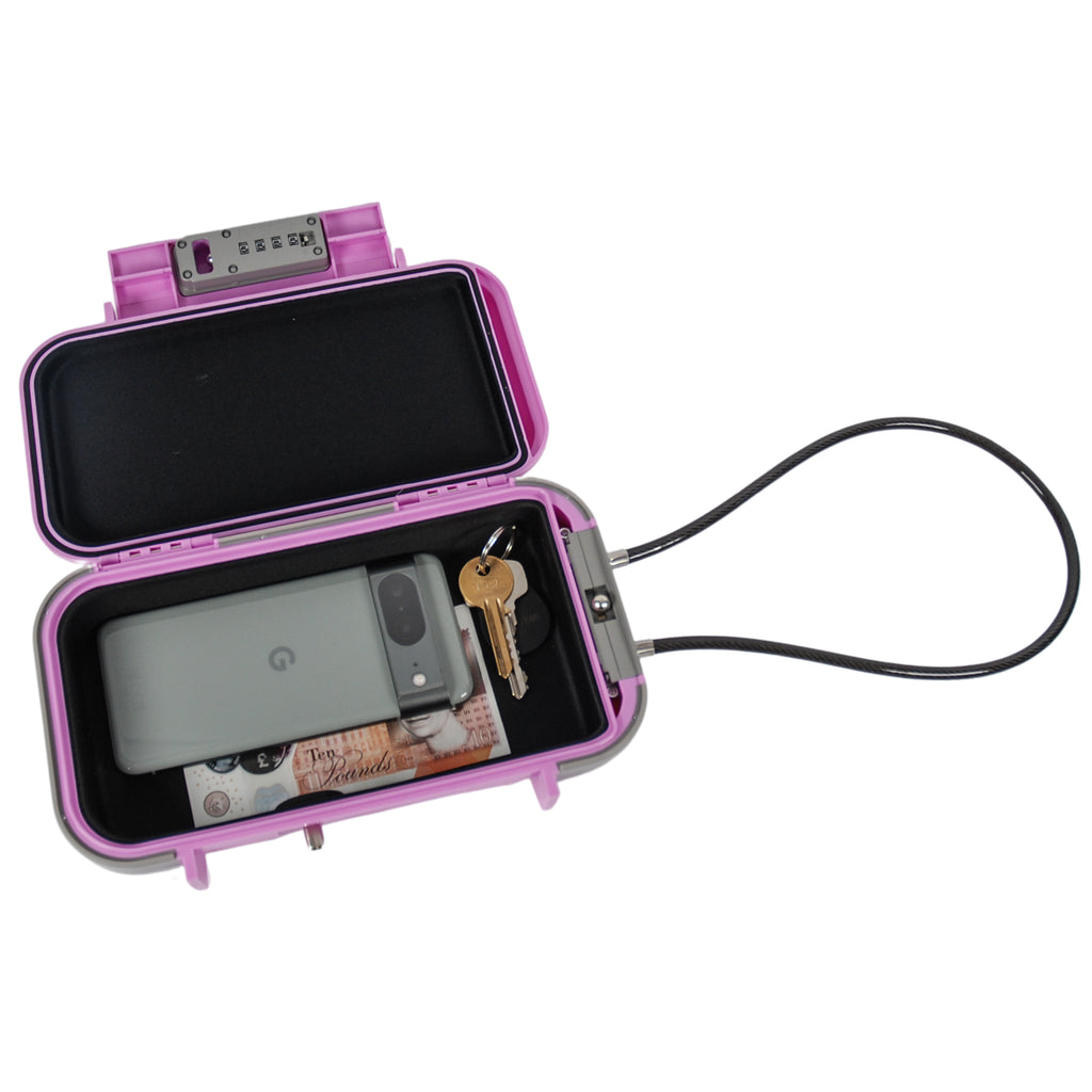 ABS Sports Box with Combination Lock and Security Cable