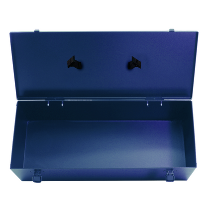 Steel Tool Box with Plastic Fold Down Handle