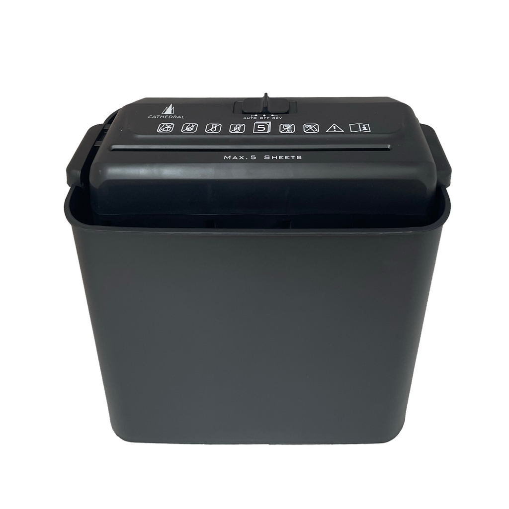 Strip Cut 5 Sheet Shredder with 8 Litre Basket