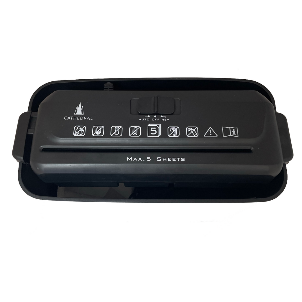 Strip Cut 5 Sheet Shredder with 8 Litre Basket