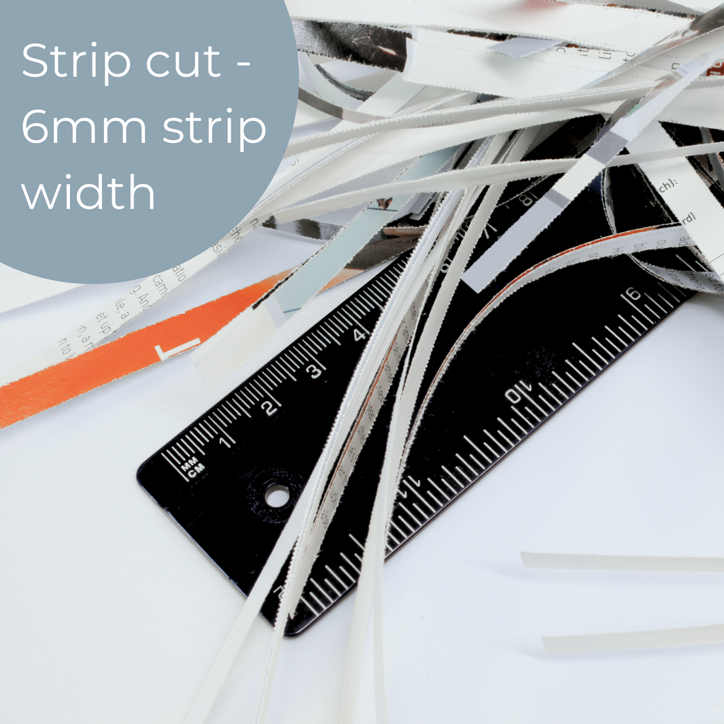 Strip Cut 5 Sheet Shredder with 8 Litre Basket