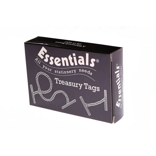 Treasury Tag Plastic - 25mm - Pack of 100