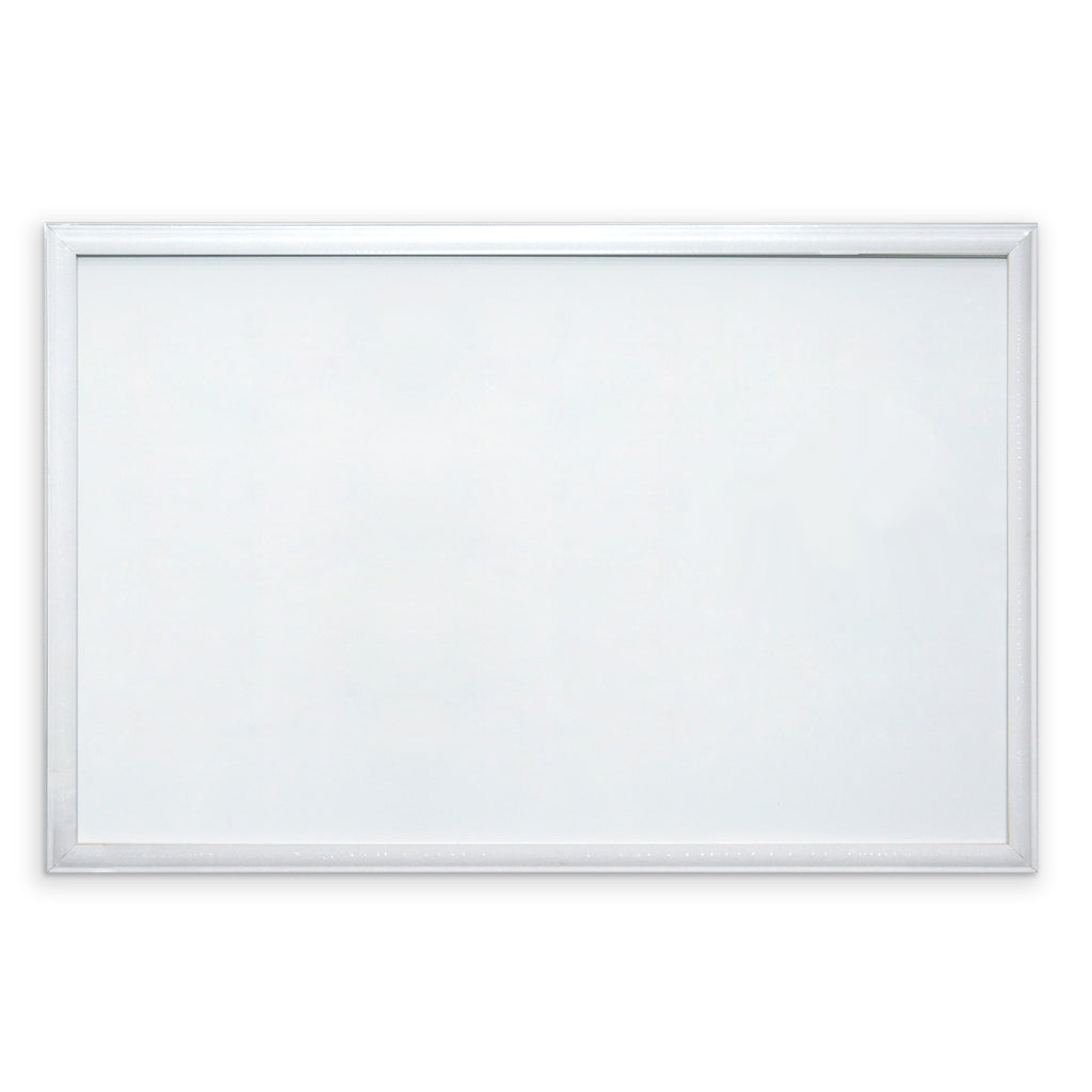 White MDF Frame Magnetic Dry Erase Board - 51 x 76cm