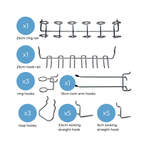 43 Piece Pegboard Accessory Pack