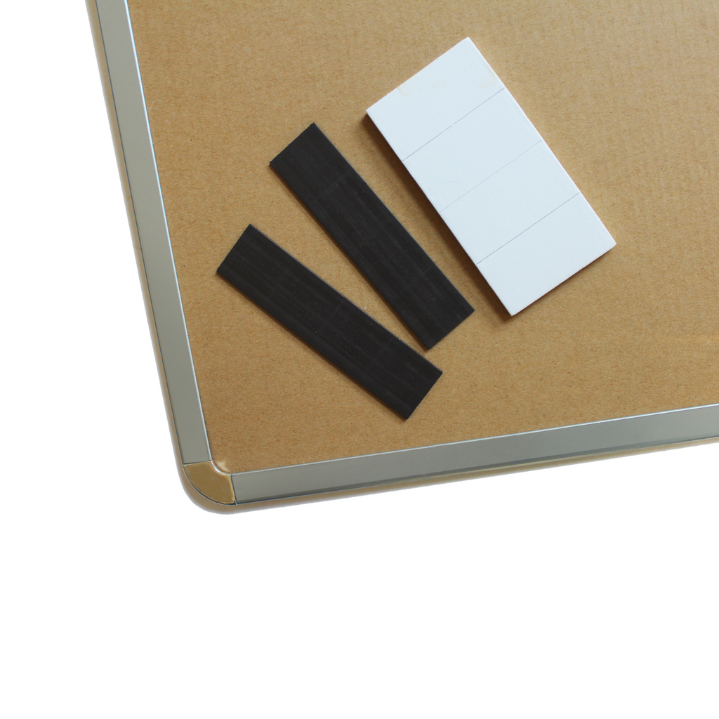 Dry Erase Board with Chrome Corners - 28x43cm