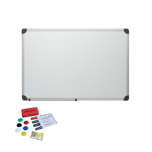 Magnetic Dry Erase Board with Accessories - 45x60cm