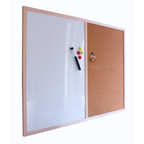 Dry Erase & Cork Combination Noticeboard - 60x80cm
