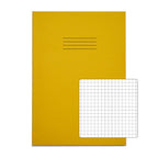 Exercise Book A4, 80 Pages 7mm Squared - Pack of 50