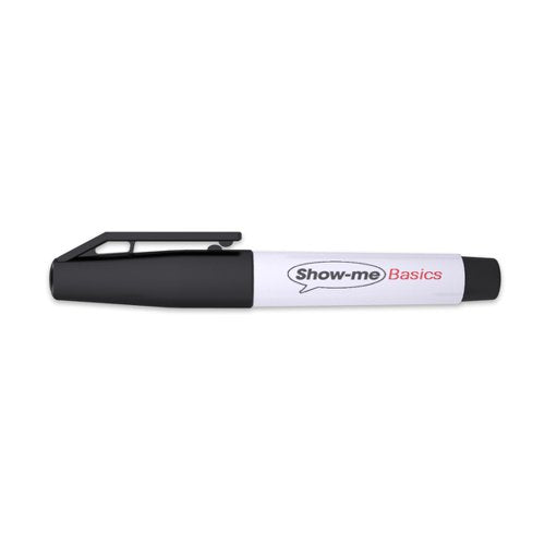 Mini Whiteboard Pens Black - Box of 30