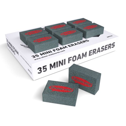Mini Whiteboard Erasers - Pack of 35