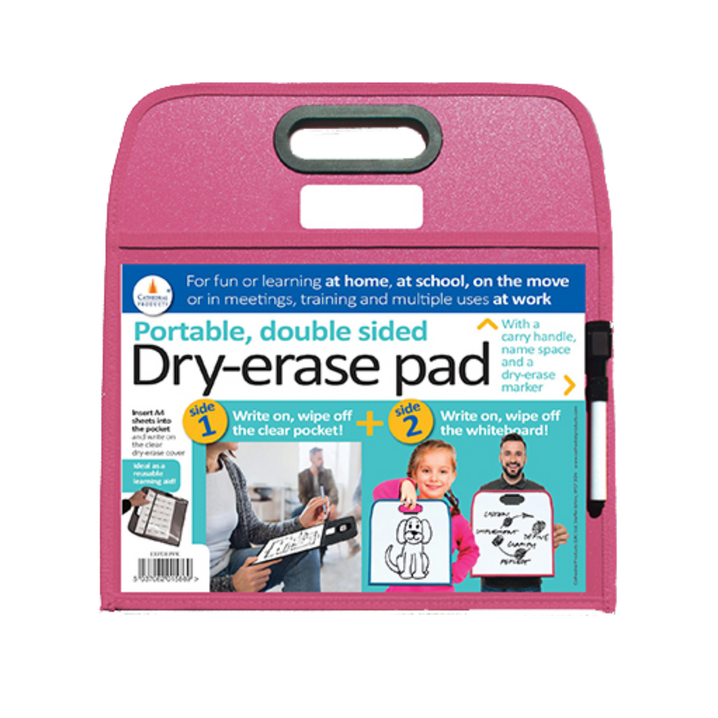 Dry Erase Pad with Handle - Assorted Colour