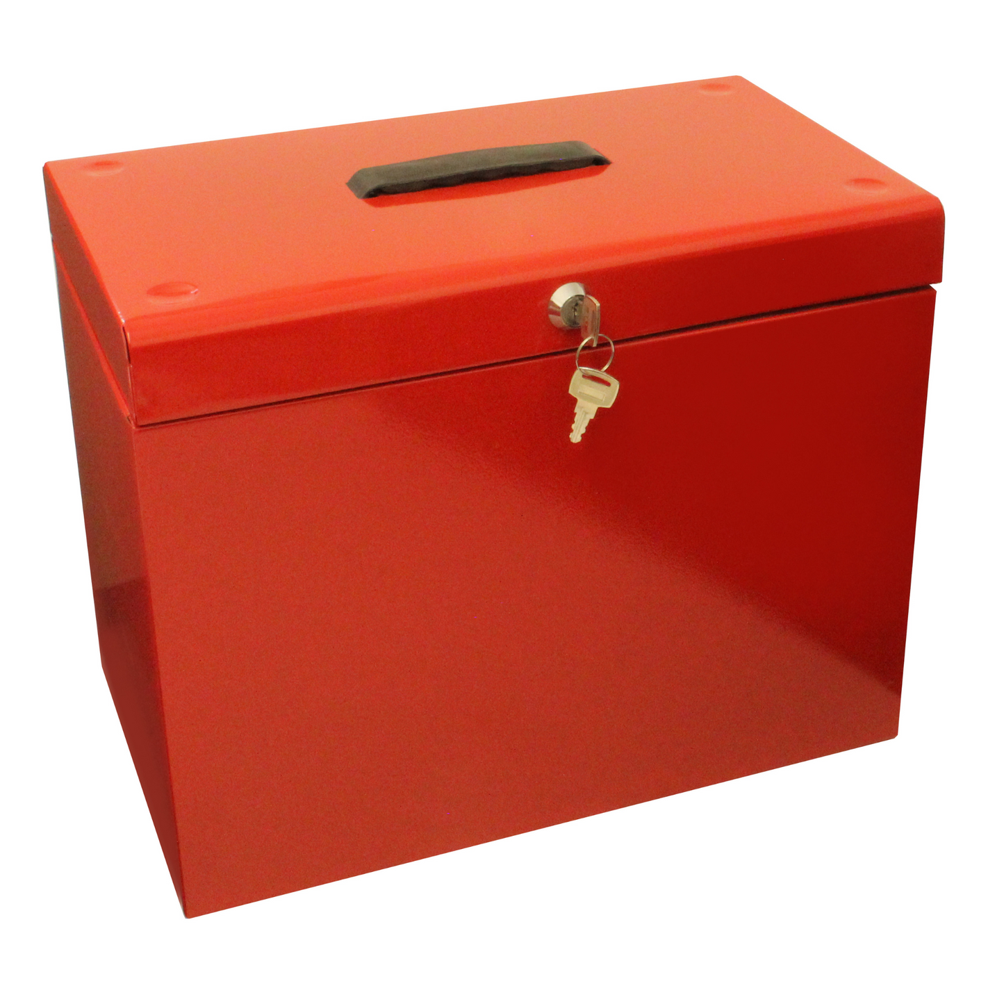 A4 Metal Home File Box with 5 Suspension Files