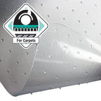 PVC Floor Mat For Low Pile Carpets - 90x120cm