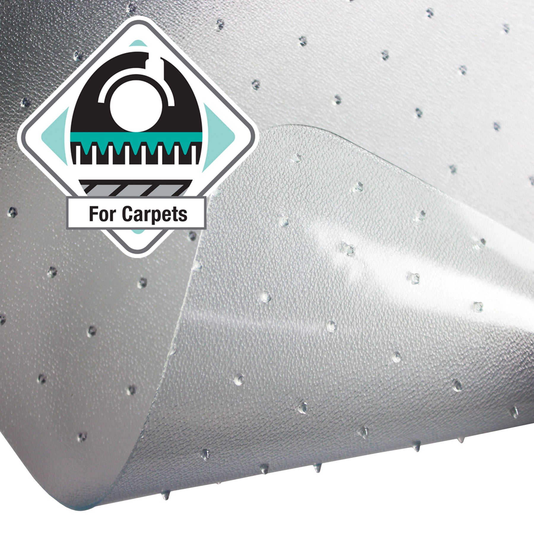 PVC Floor Mat For Low Pile Carpets - 90x120cm