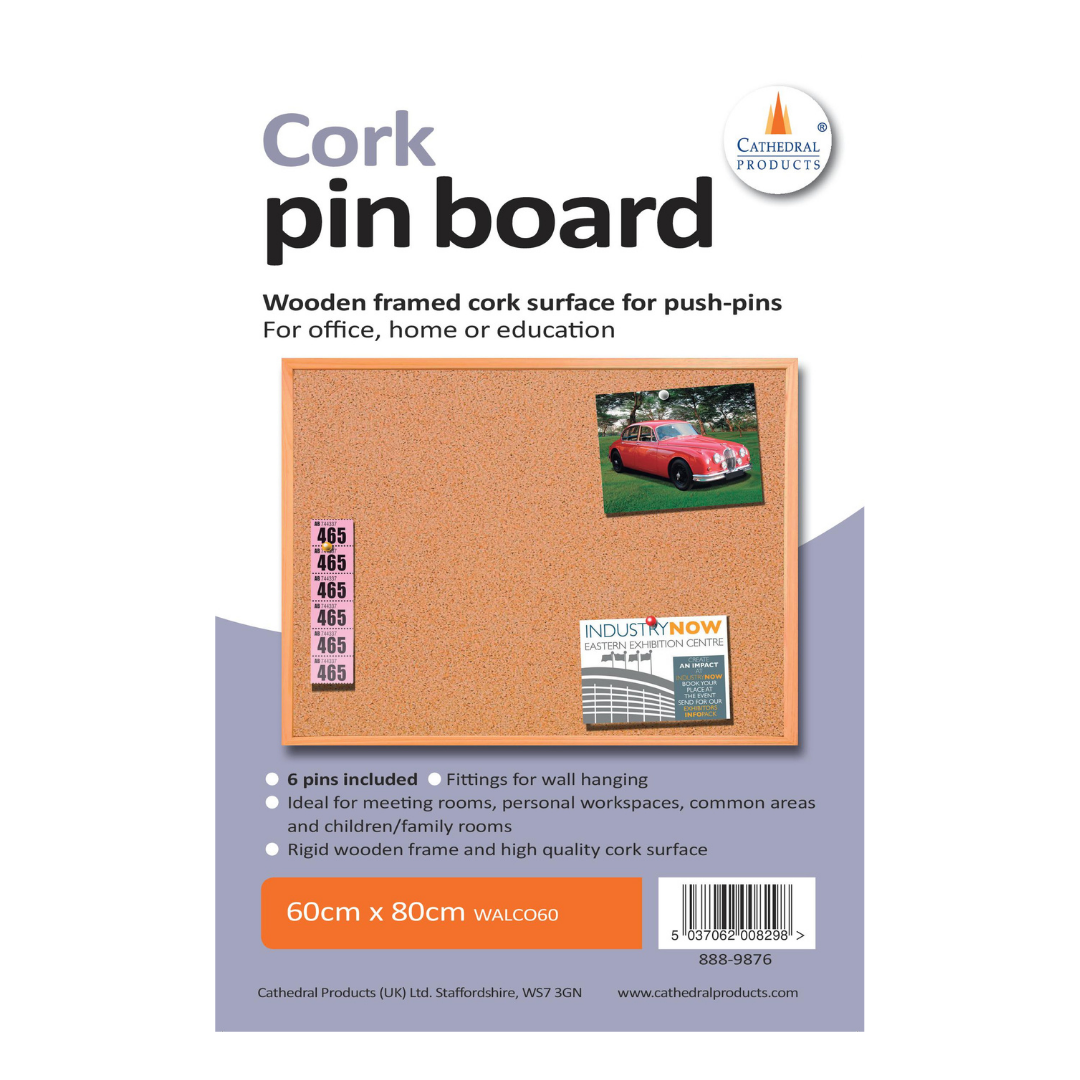 Cork Noticeboard - 60x80cm