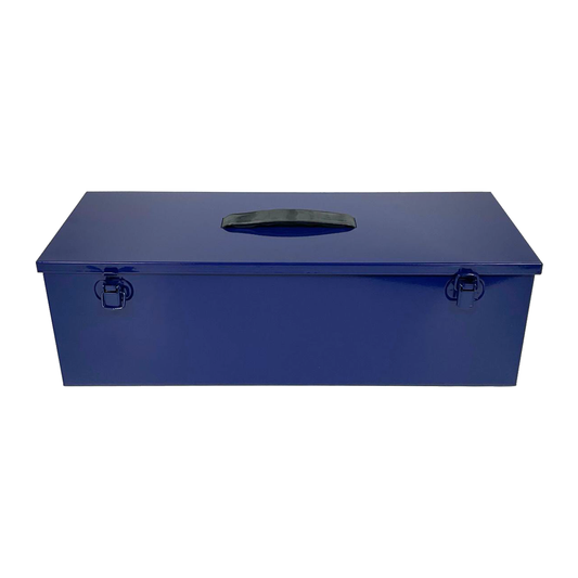 Steel Tool Box with Plastic Fold Down Handle
