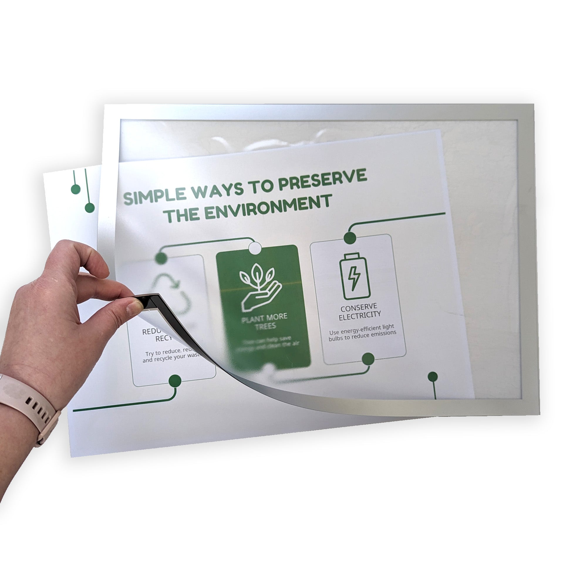 A3 Self Adhesive Magnetic Display Frame