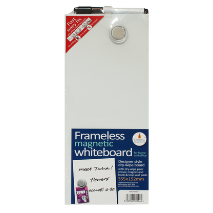 Frameless Dry Erase Board - 152x355mm